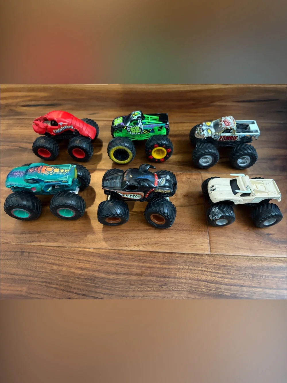 Monster Truck Toy Set - Mixed Colors (6 Pack)